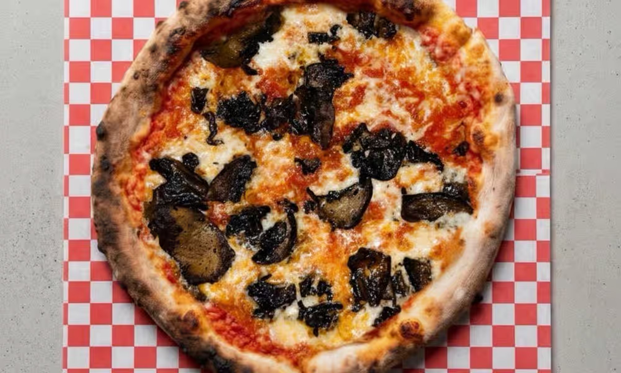 Mushroom Pizza (Red)