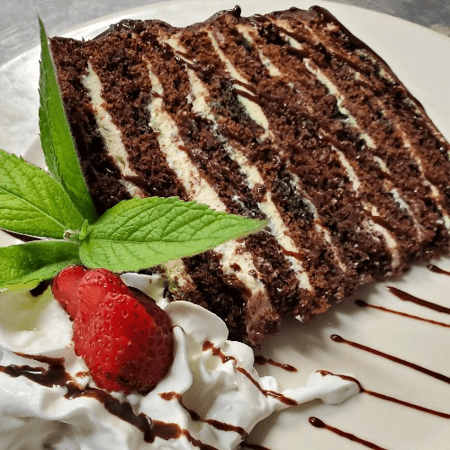 Dark Chocolate Mint Cake