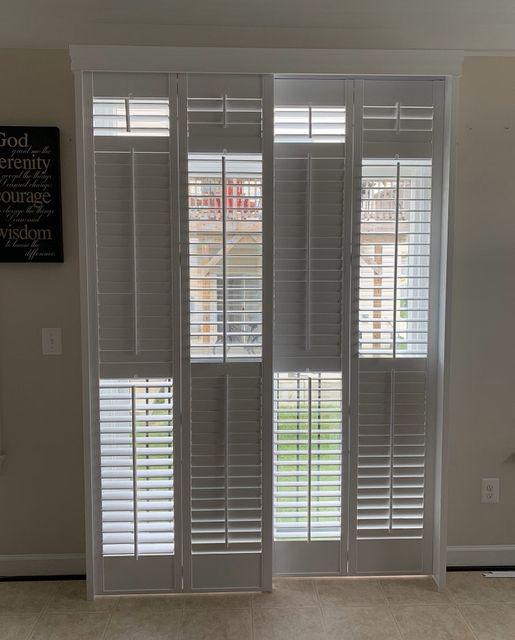 Plantation Shutters by Budget Blinds of Fairfax transformed this home, making it stand out from the ones surrounding it. The shutters are adjustable as individual segments, offering maximum versatility.  BudgetBlindsFairfax  PlantationShutters  ShutterAtTheBeauty  FreeConsultation  WindowWednesday