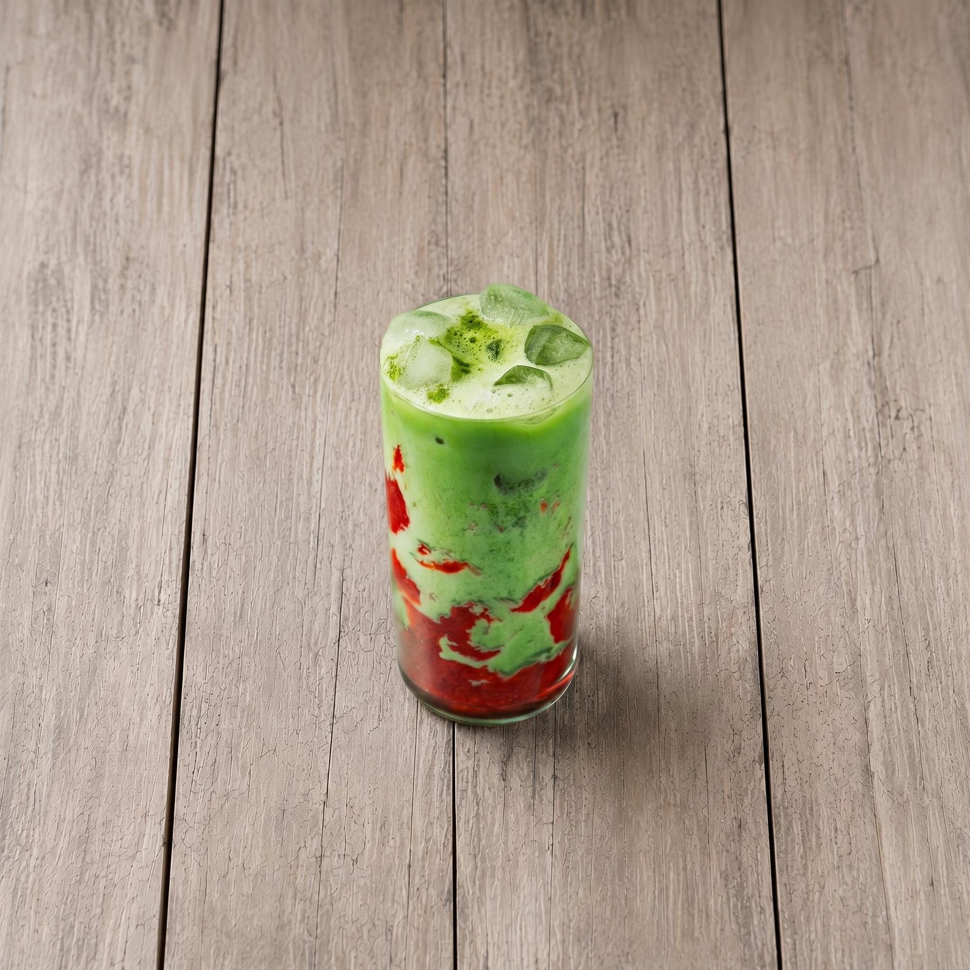 Iced Strawberry Matcha