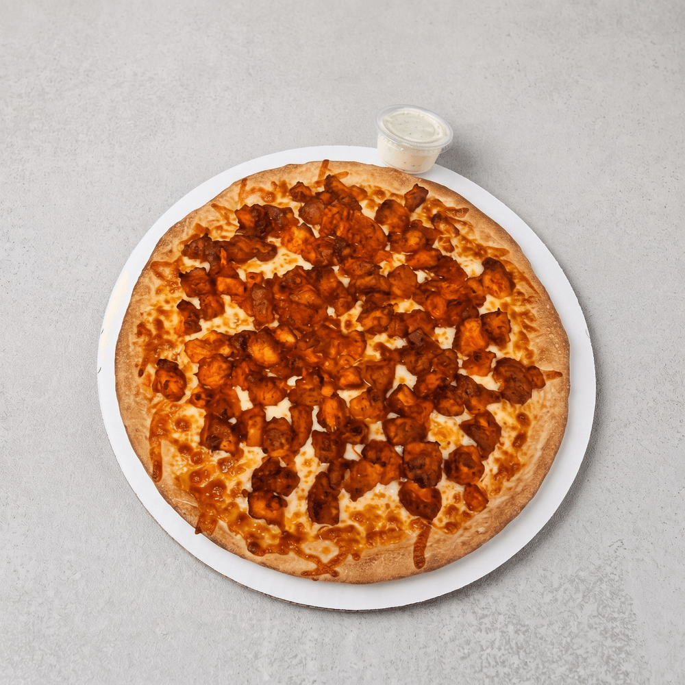 Crispy Buffalo Chicken Pizza