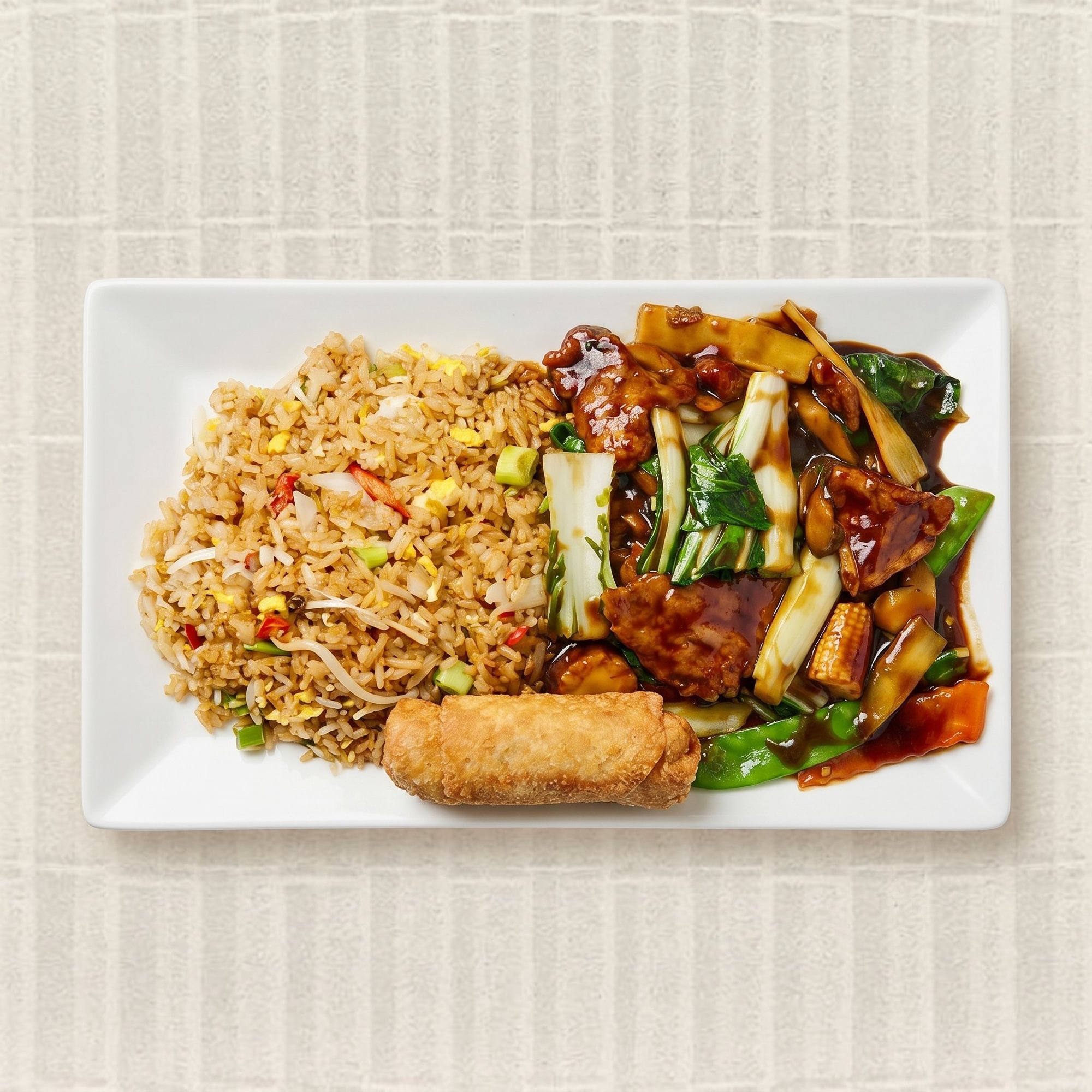 10. Beef with Chinese Vegetables Platter