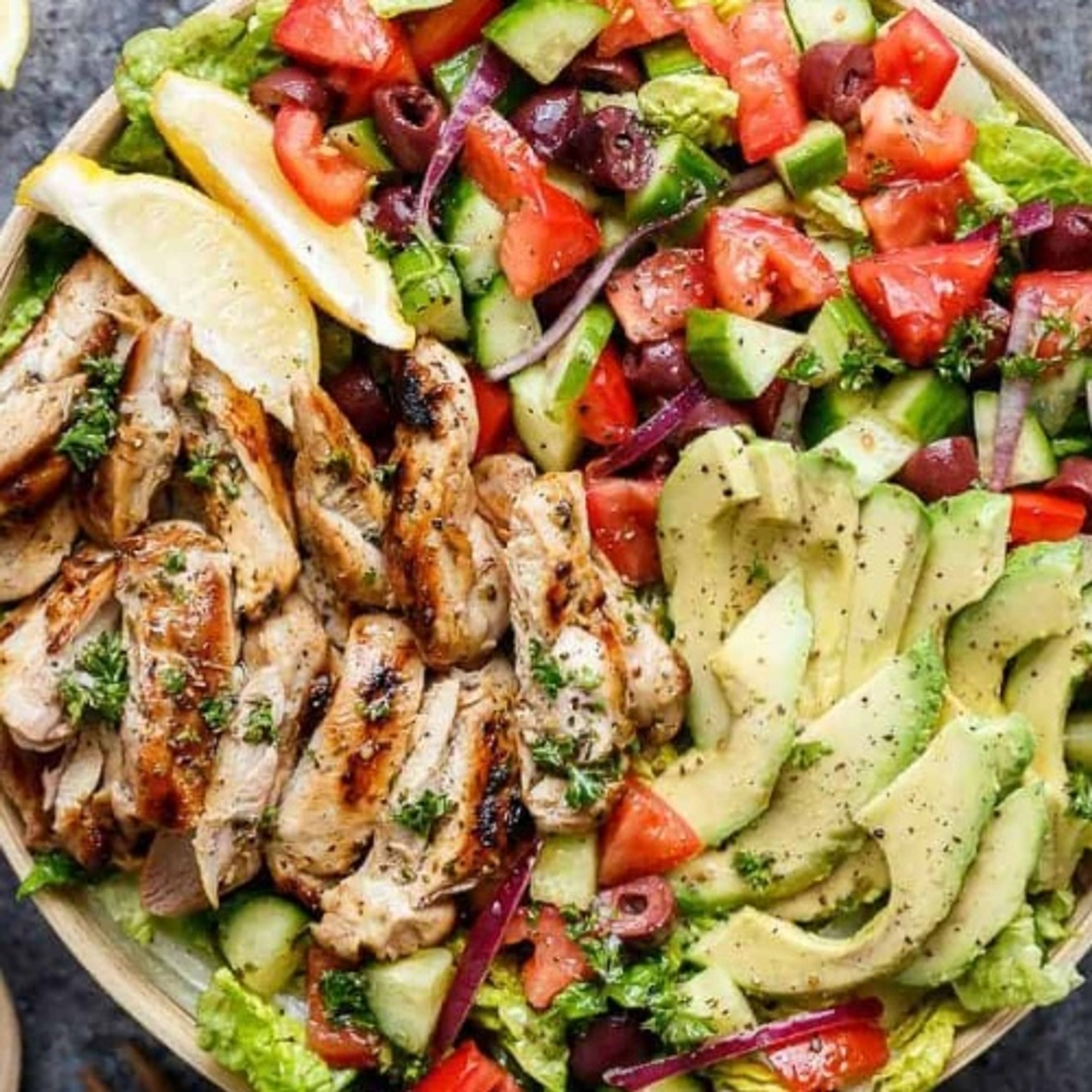 BBQ Chicken Salad For 10