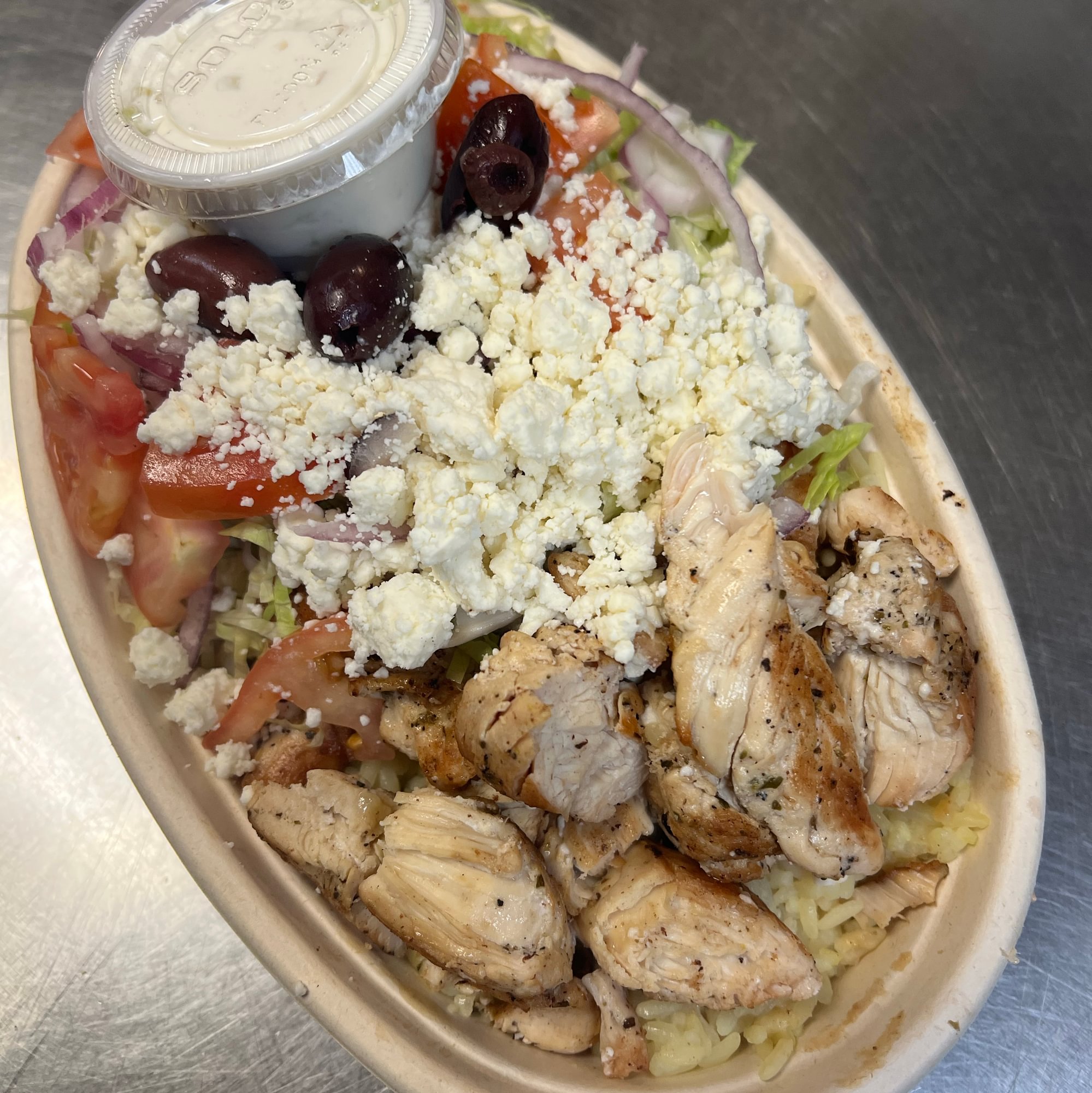 Chicken Feta Bowl