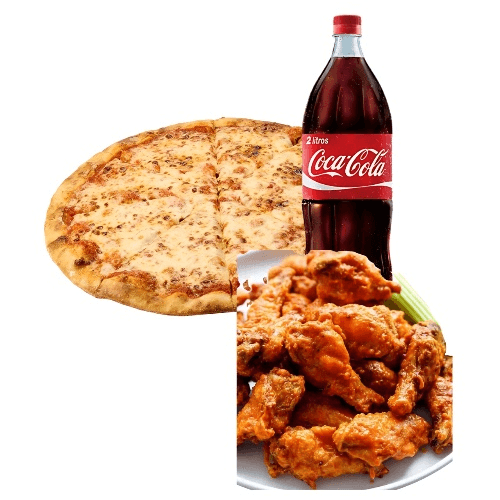 Lg Pizza, 10 Wings & One 2-Liter Soda