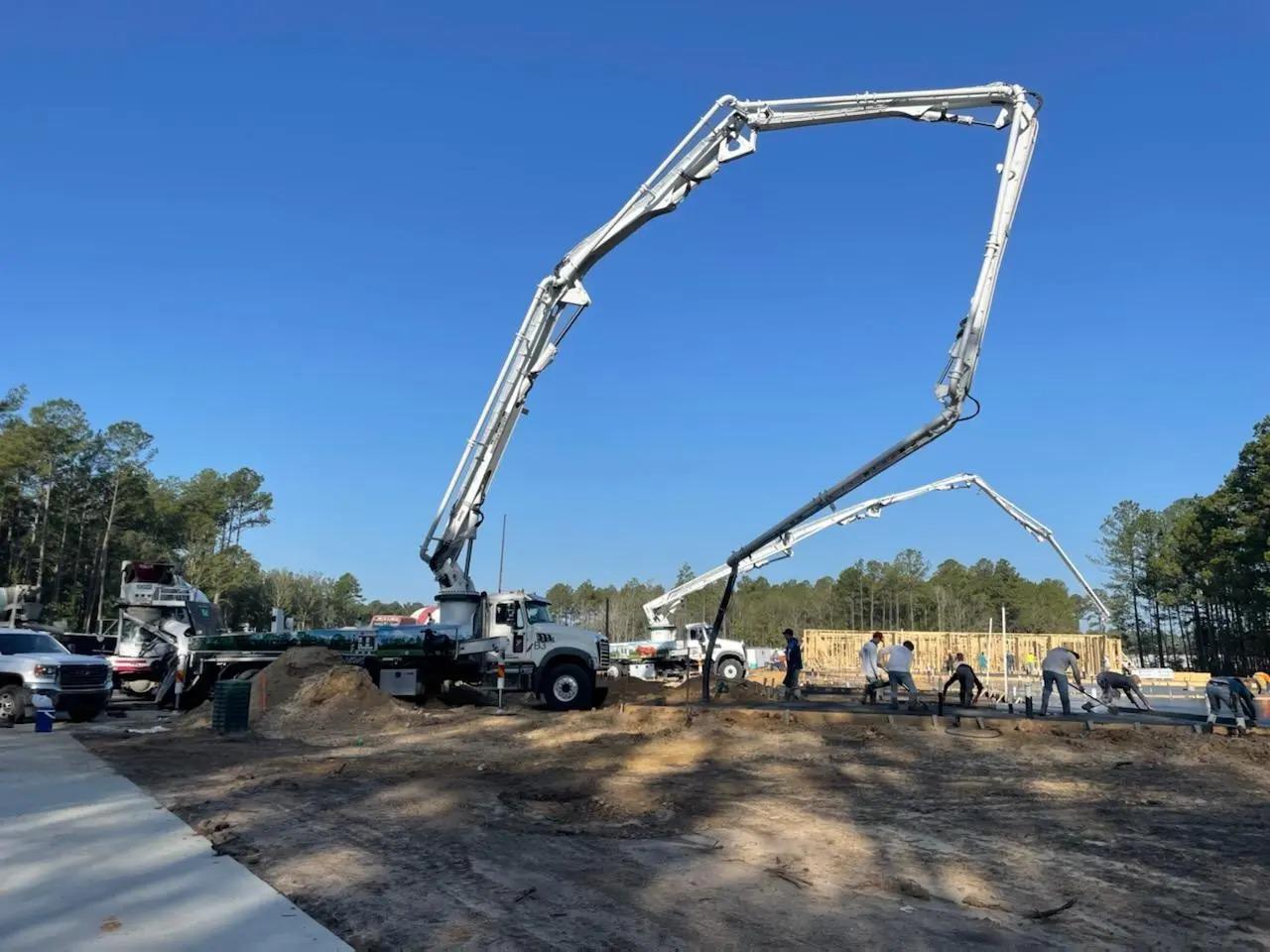 Concrete pumping