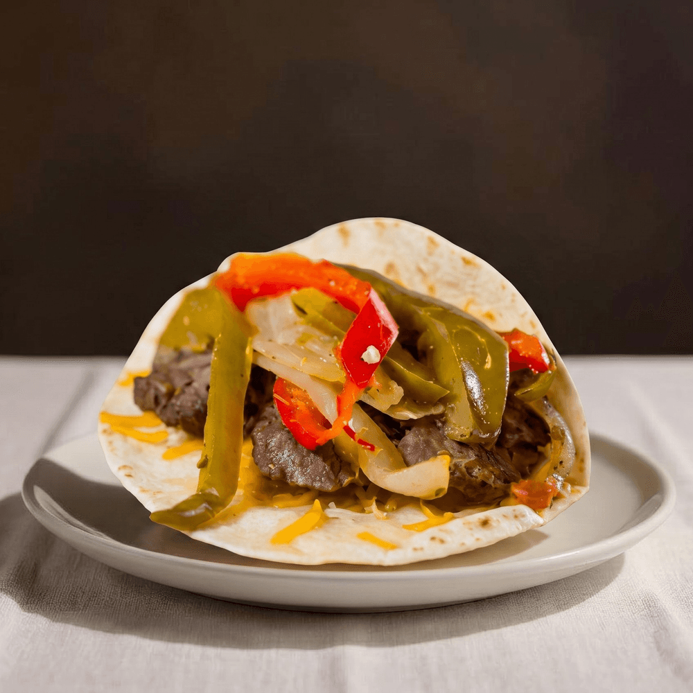 Cheese Steak Taco