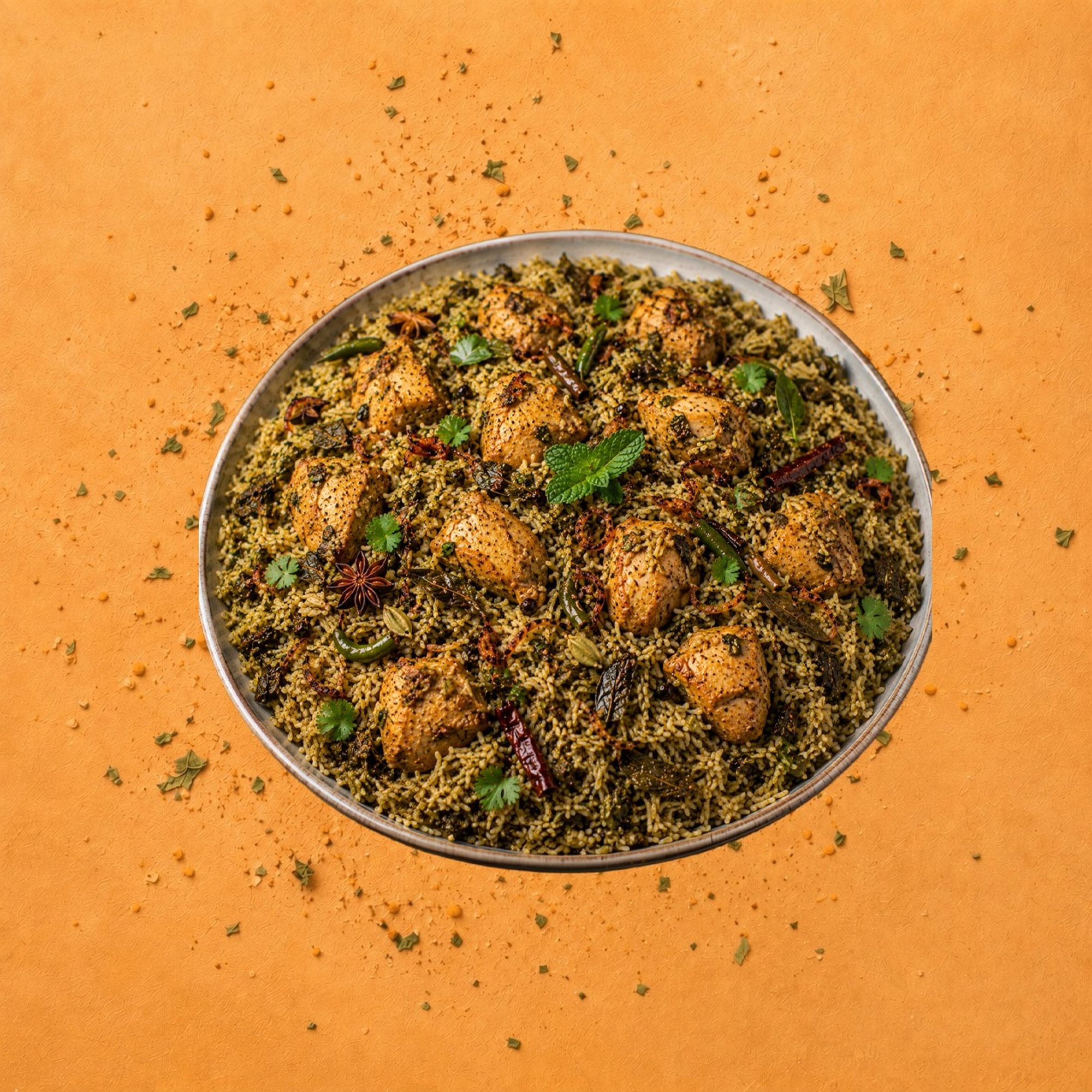 Gongura Chicken Pulao