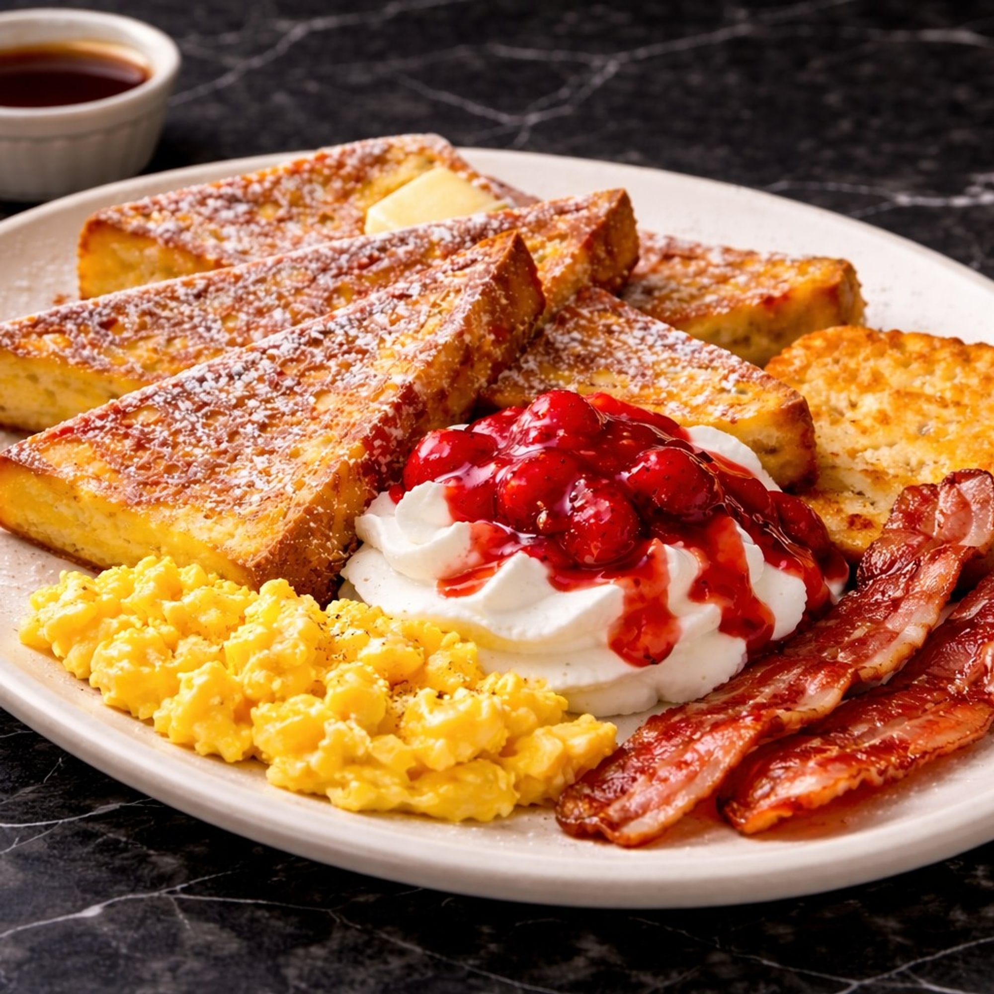 French Toast Breakfast Plate