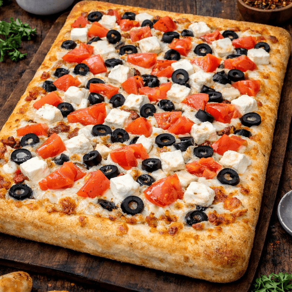 Sicilian Greek Pizza