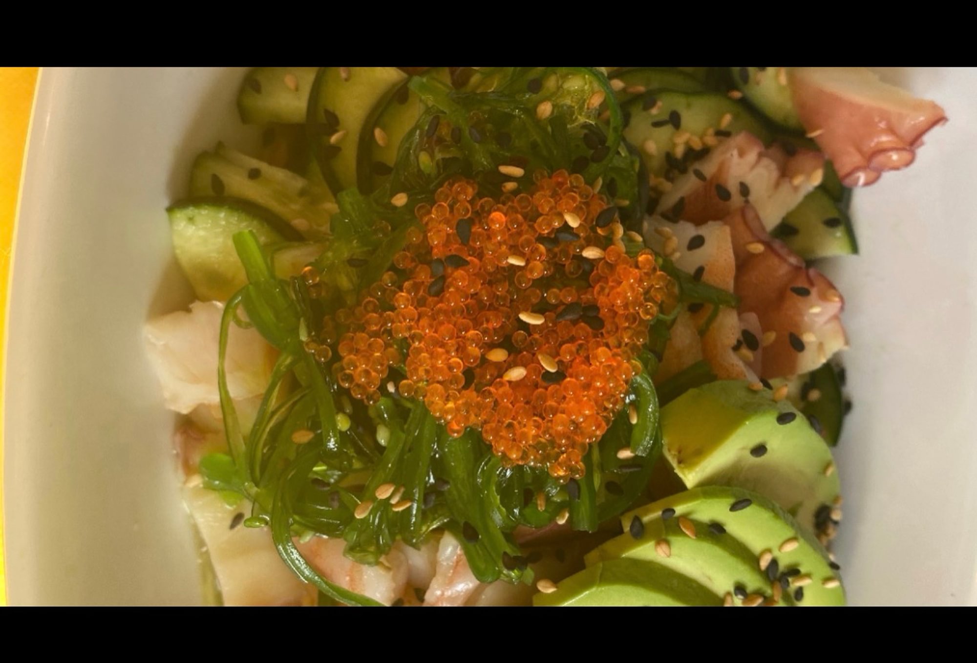 Ebi-tako Sunomono Salad