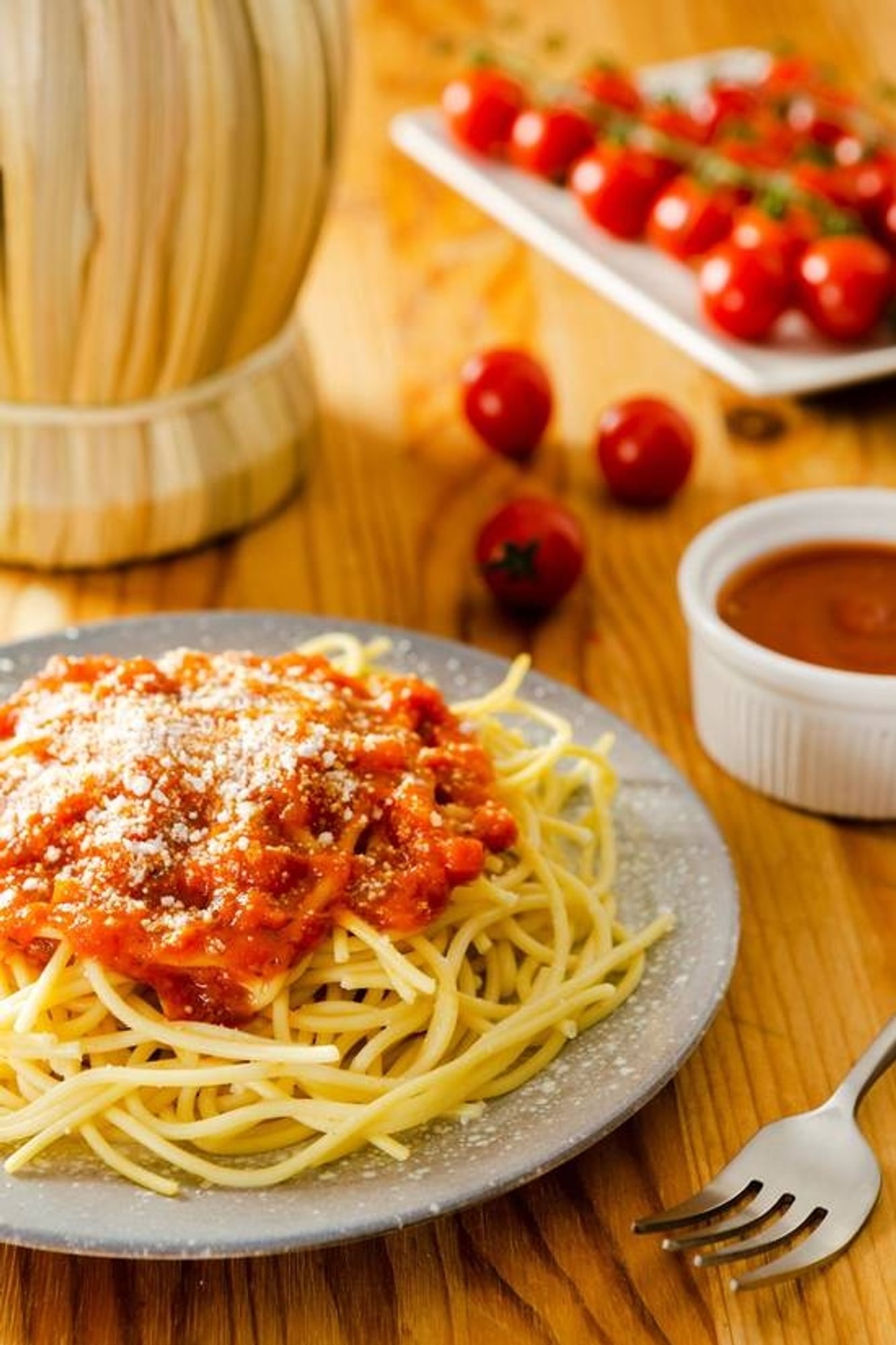Spaghetti or Ziti with Sauce