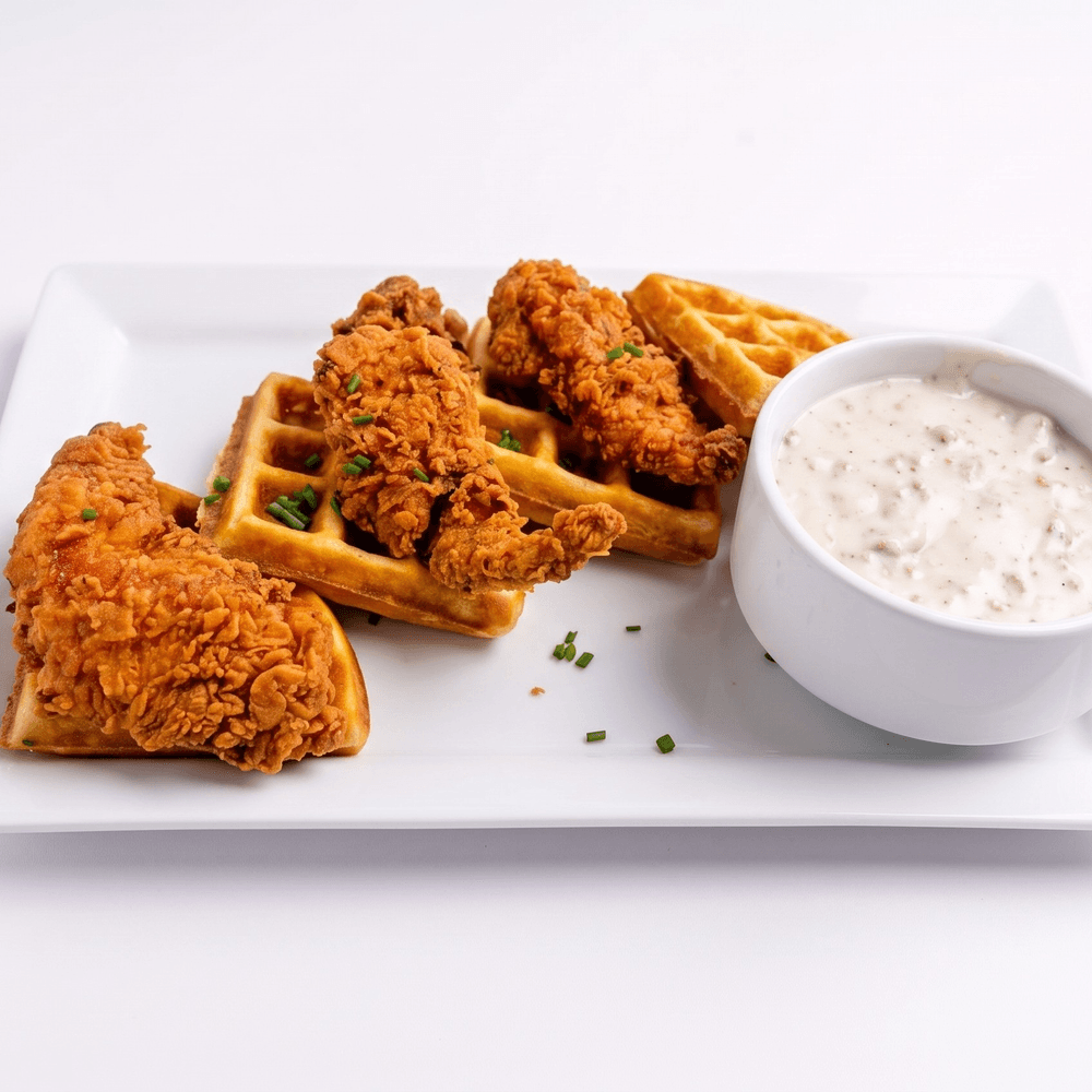 Chicken & Waffles Plate