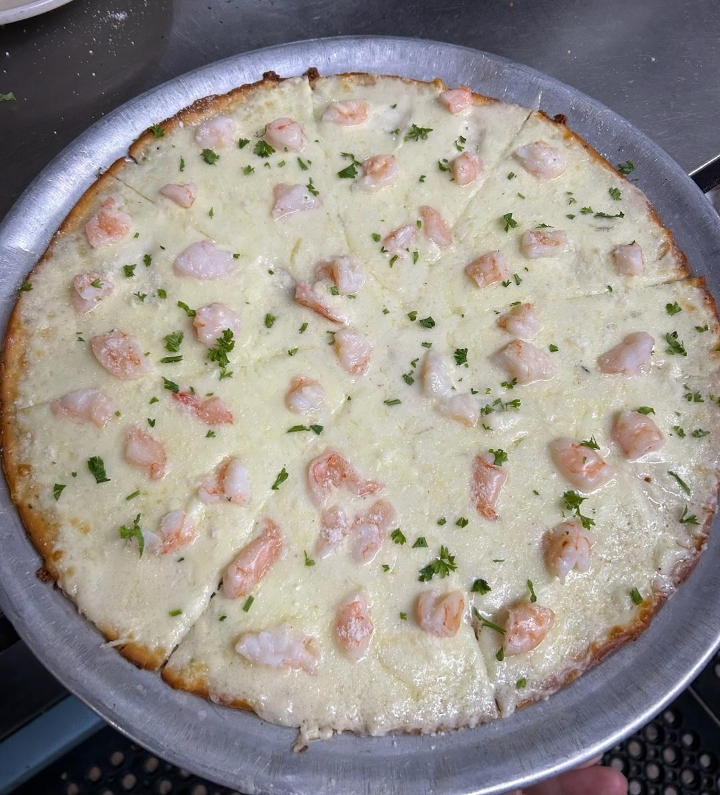 14" GF SHRIMP ALFREDO CAULIFLOWER
