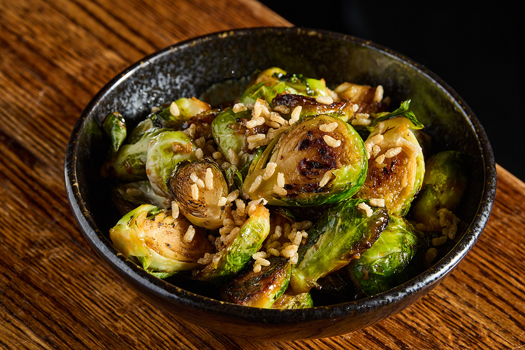 CHARRED BRUSSELS SPROUTS