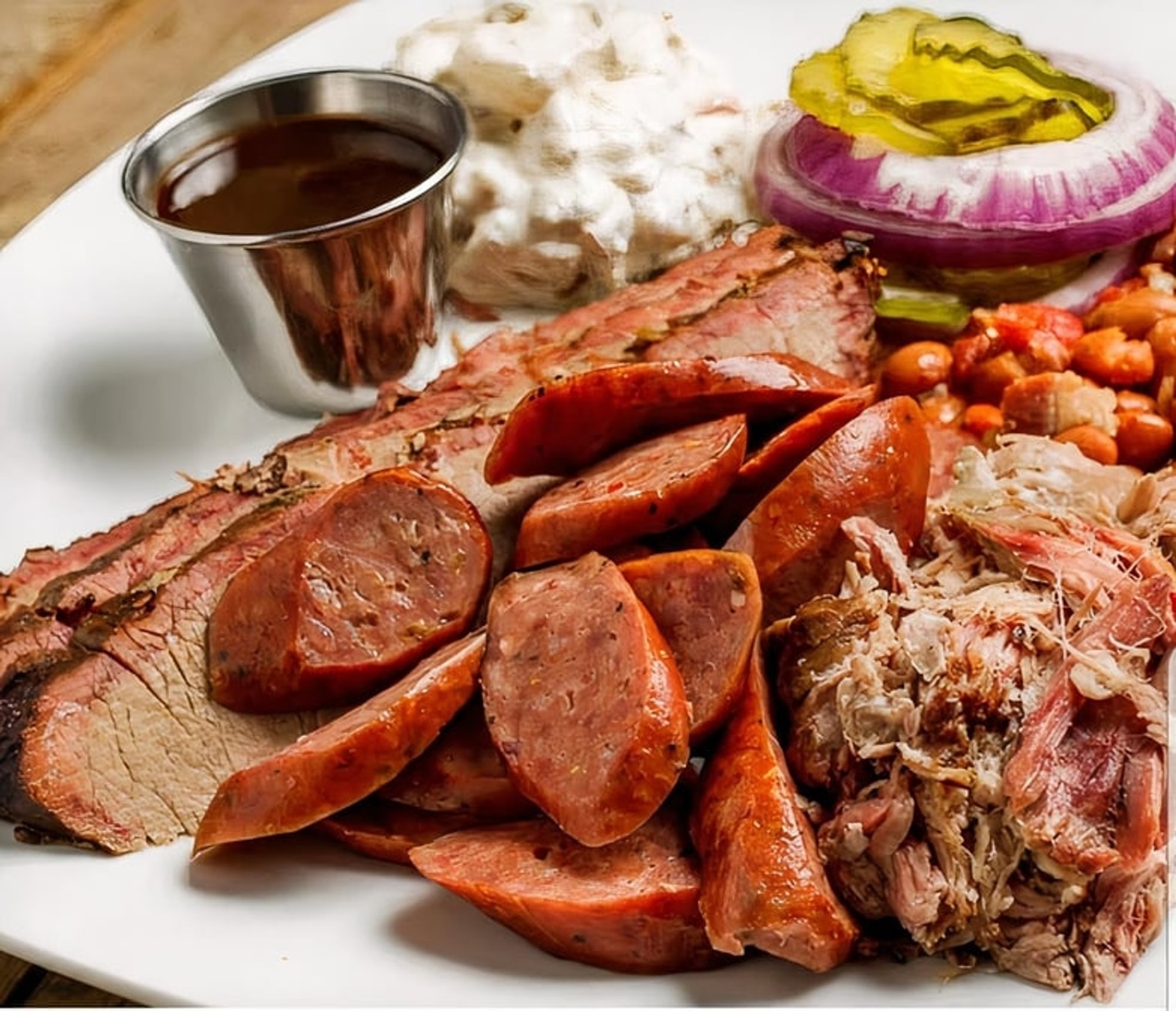 Three-BBQ Meat Plate