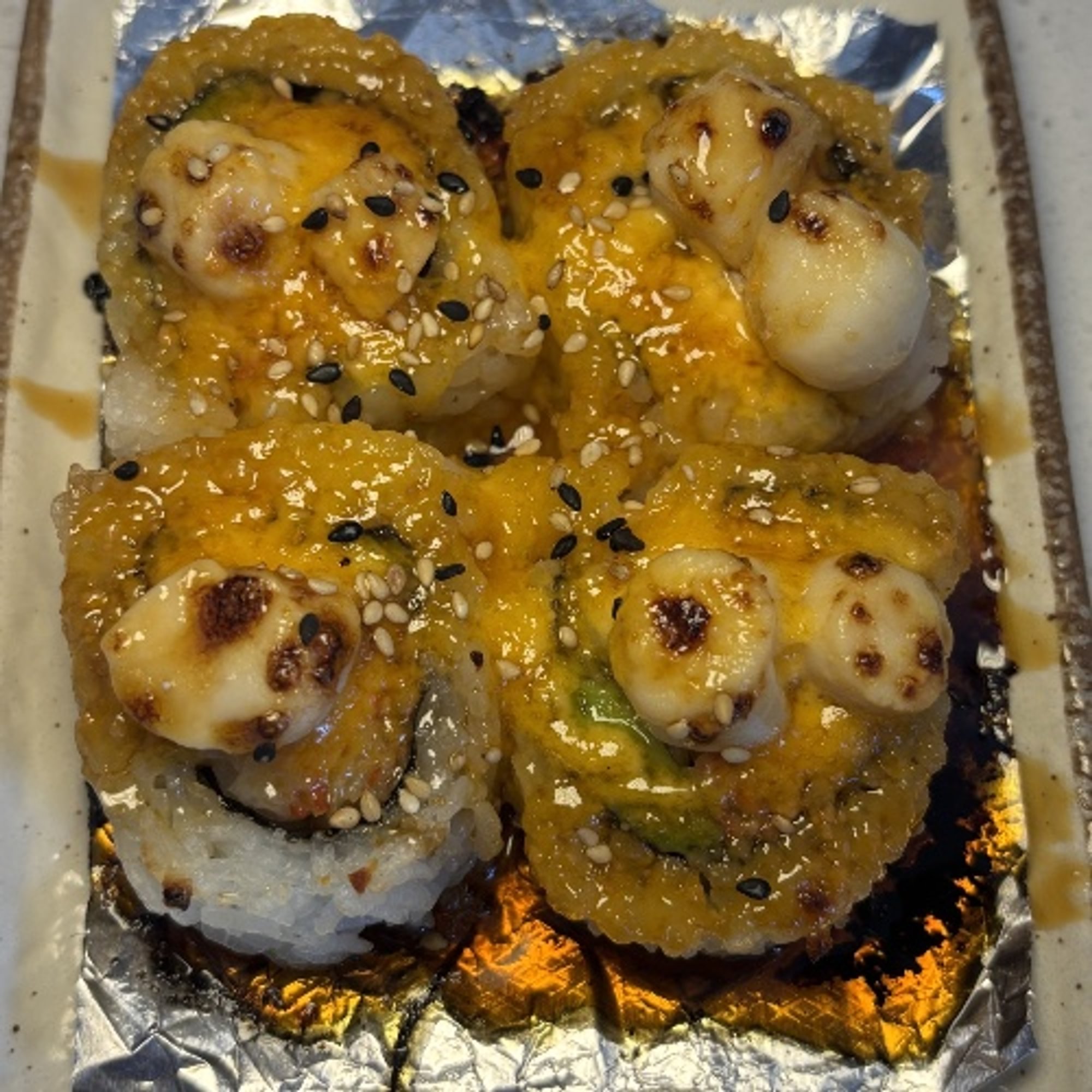 Baked Scallop Roll 