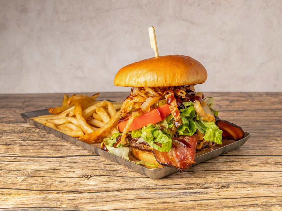 Whiskey Bacon Burger