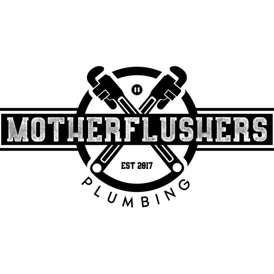 Motherflushers Plumbing Logo