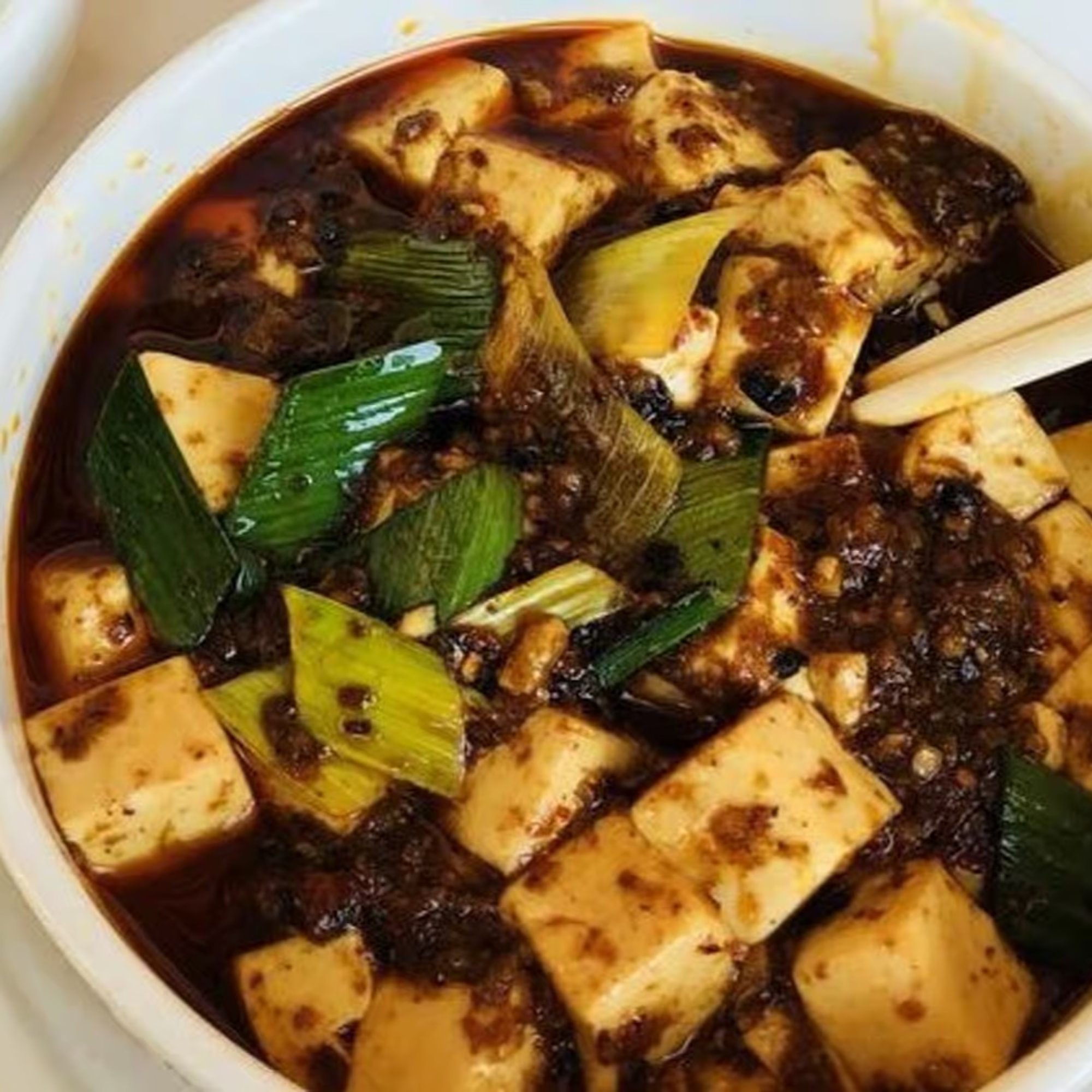 麻婆豆腐 Sichuan Spicy Ma Po Tofu with Minced Pork & Black Bean