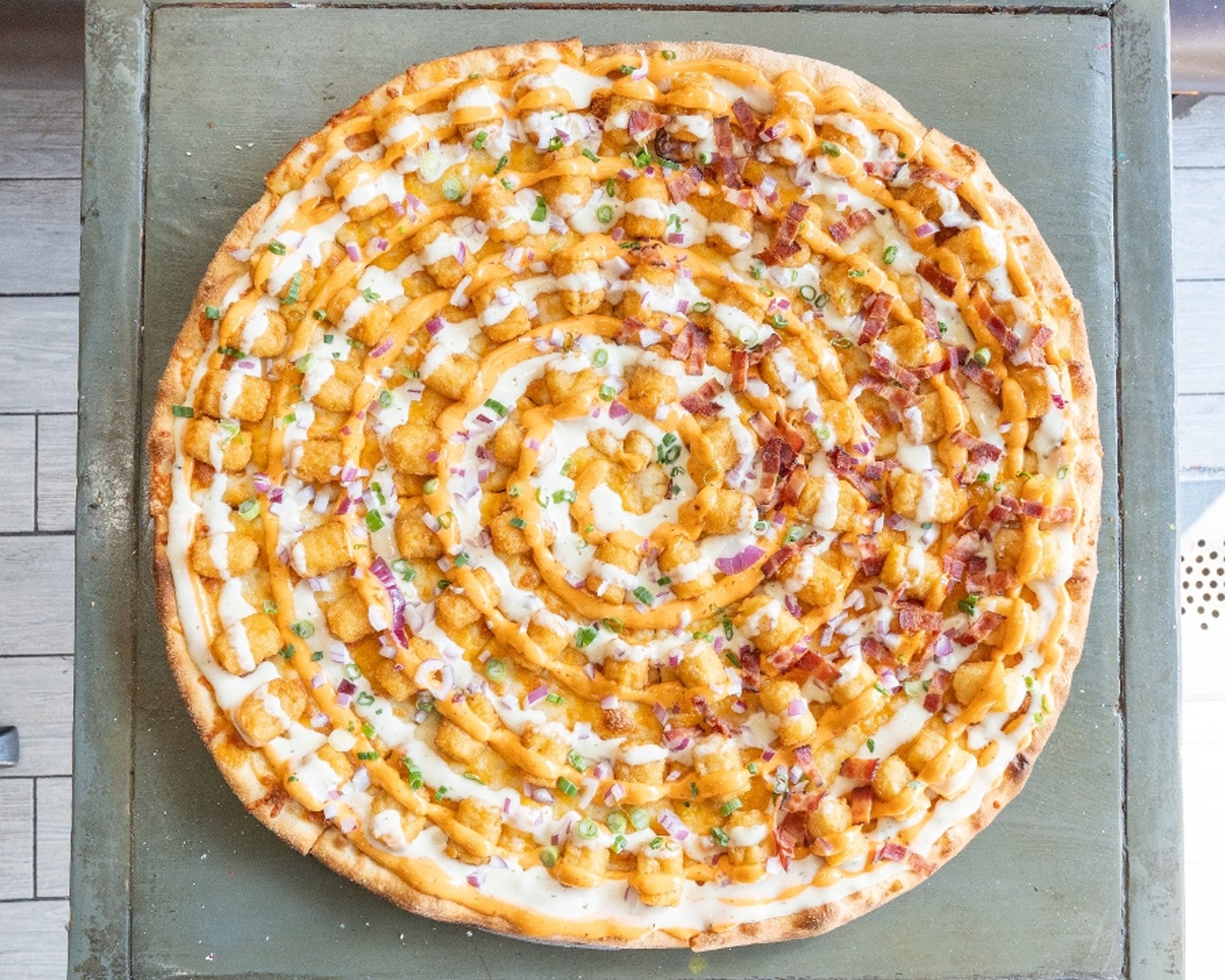 12" Small Loader Tater Tots Pizza
