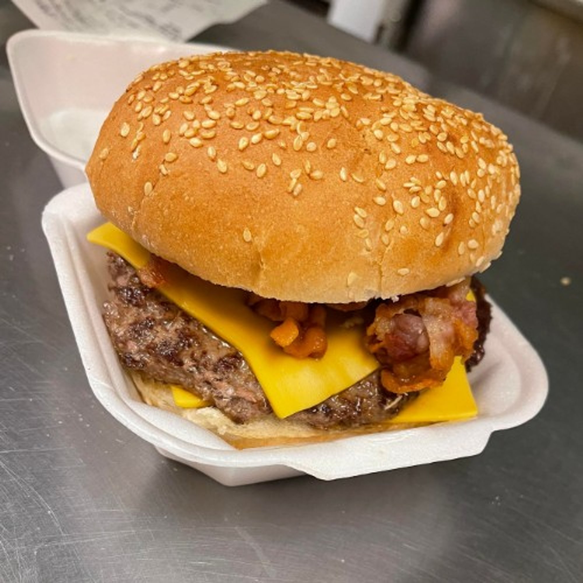 Bacon Cheeseburger Sandwich