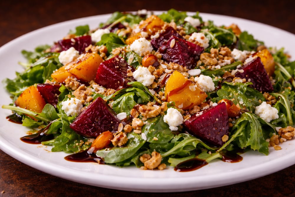 Beet and Goat Cheese Salad