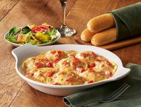 Creamy Mushroom Ravioli 