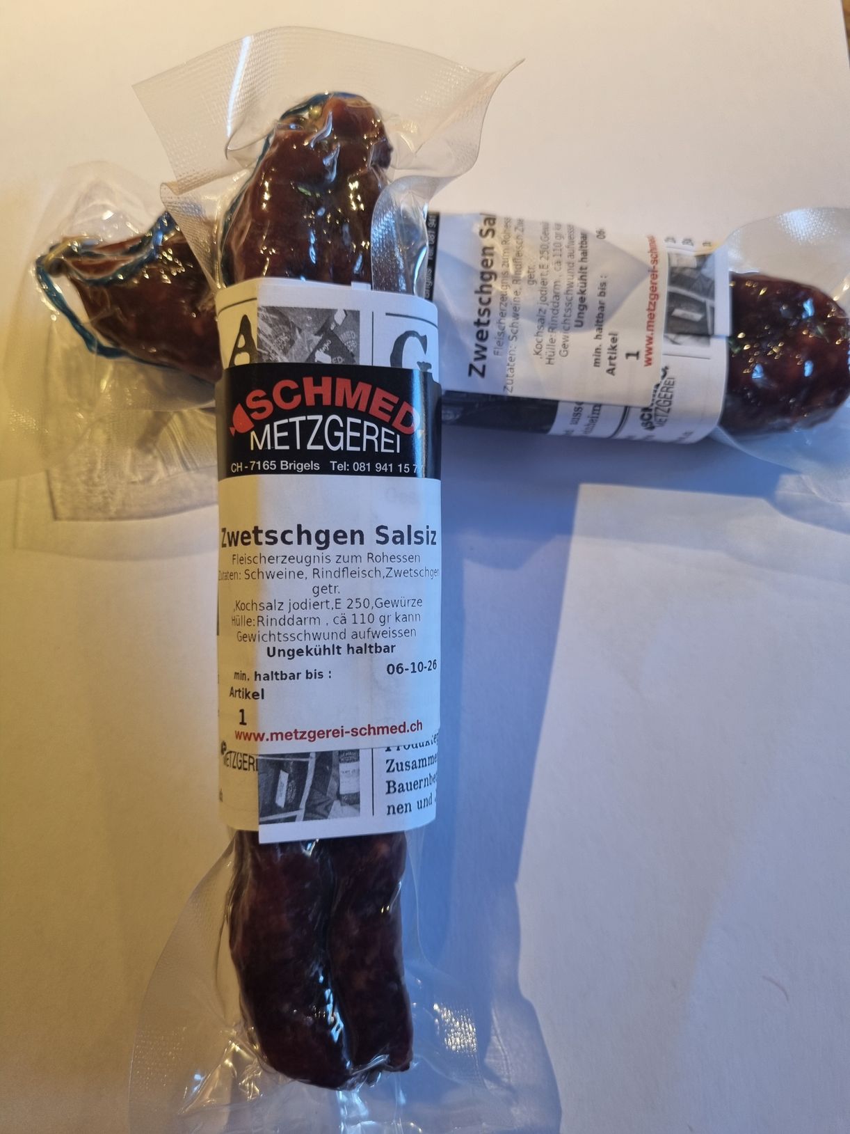 Zwetschgen Salsiz