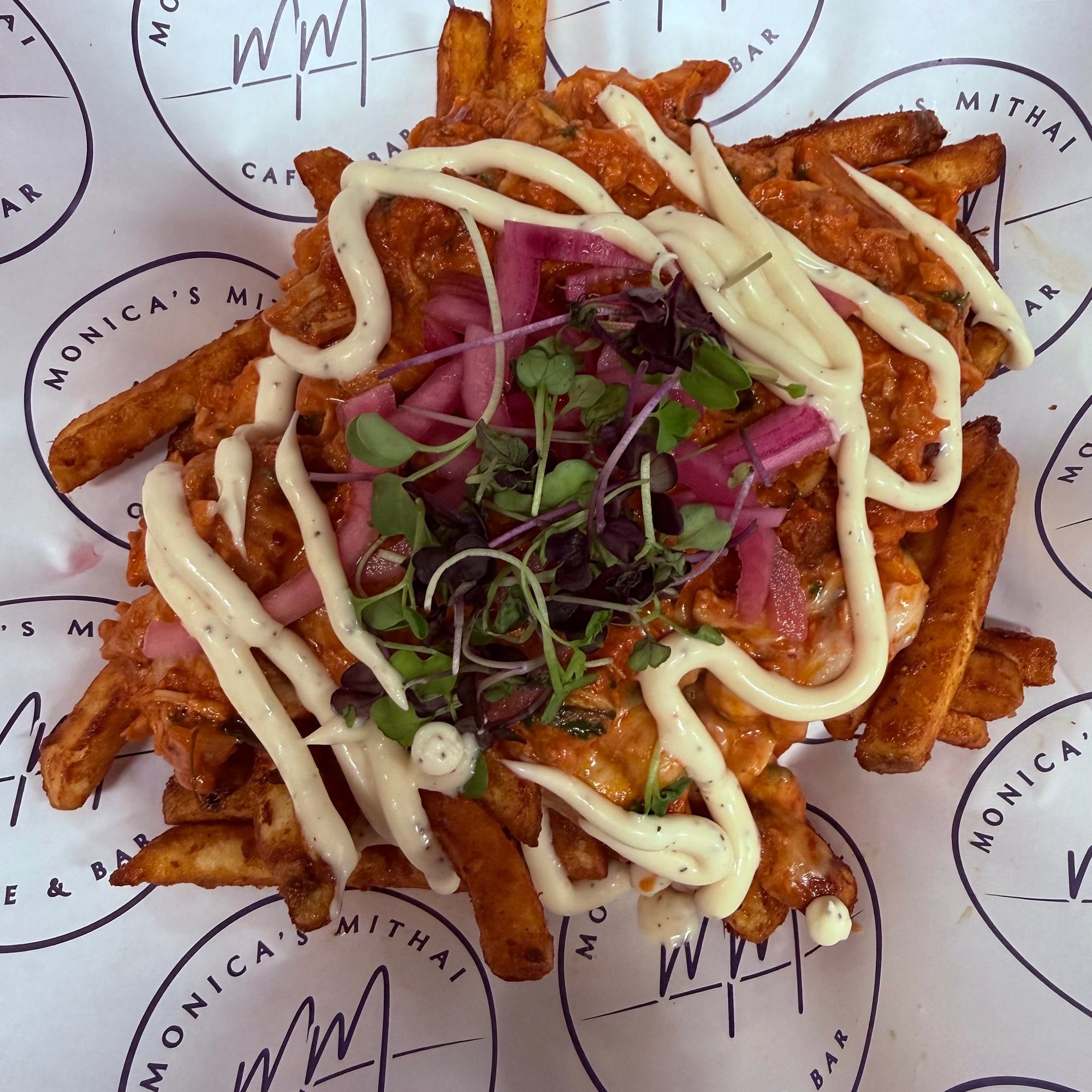 Naan-Free Poutine (Butter Chicken Style)