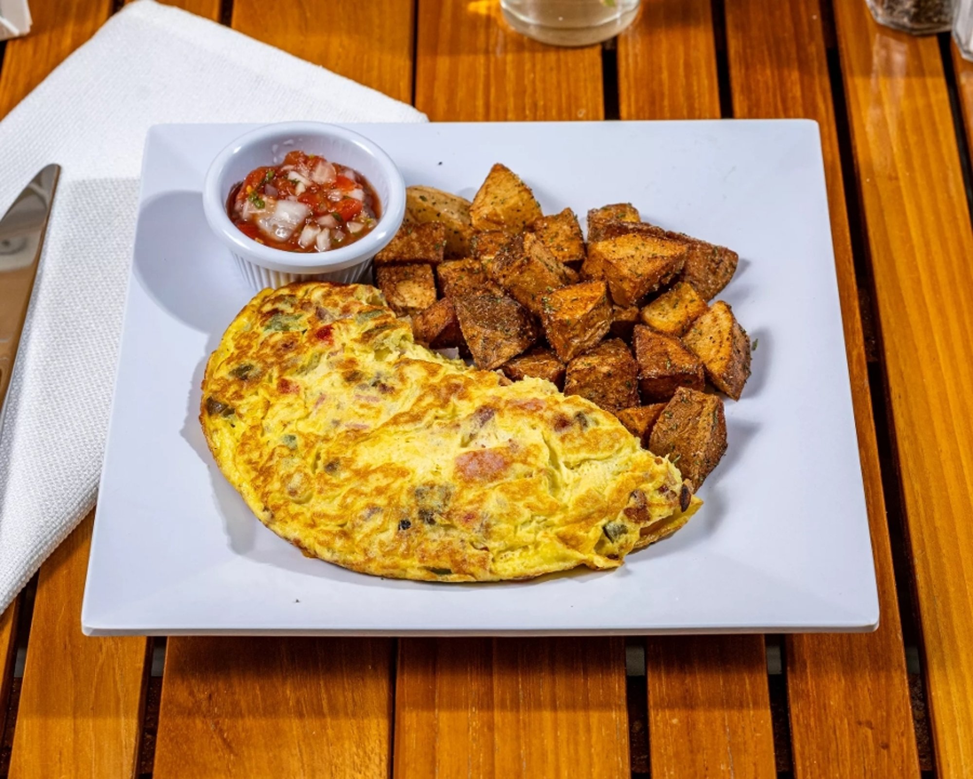 Chicken Fajita Omelet