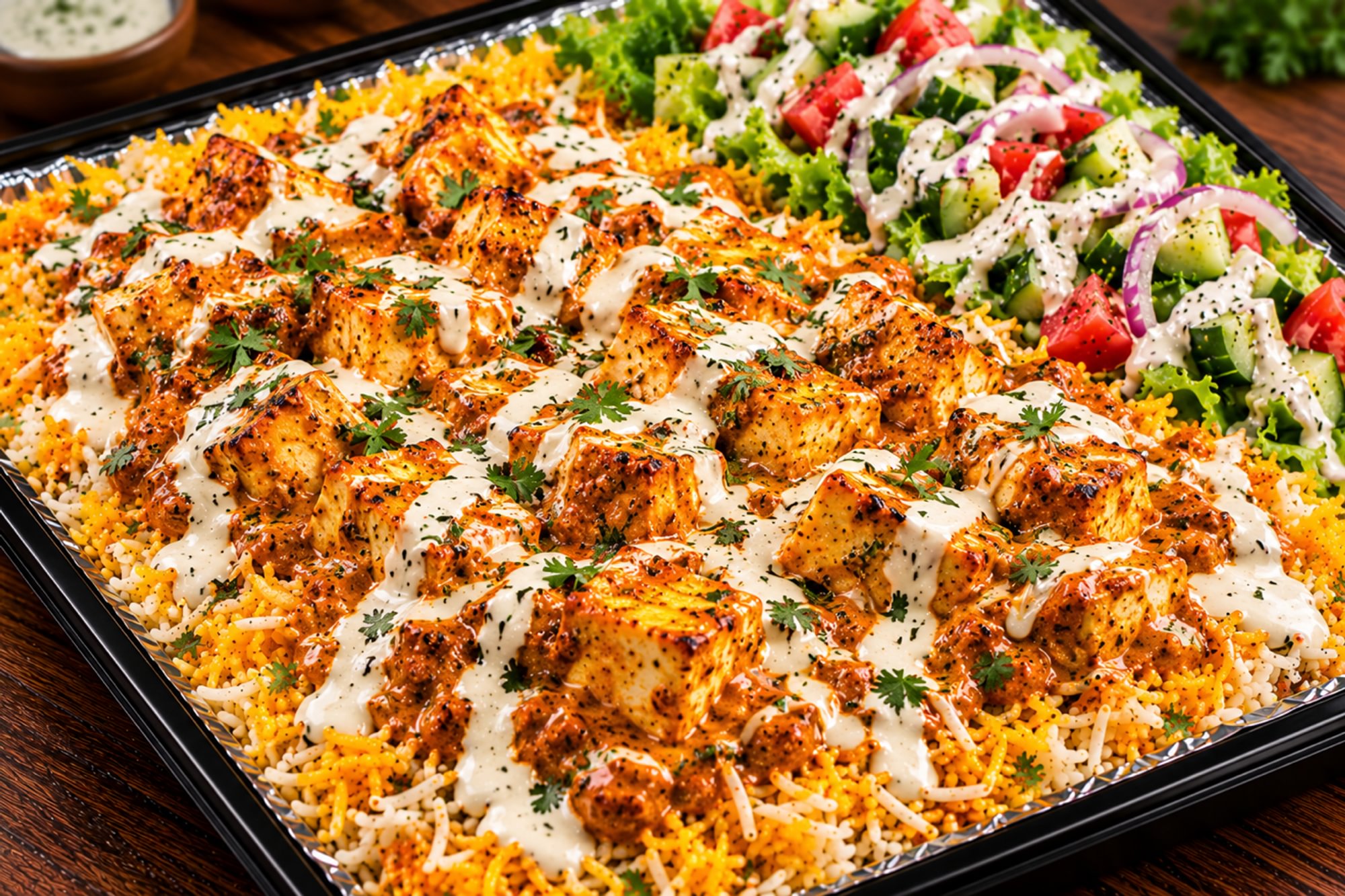 Butter Paneer Rice Platter