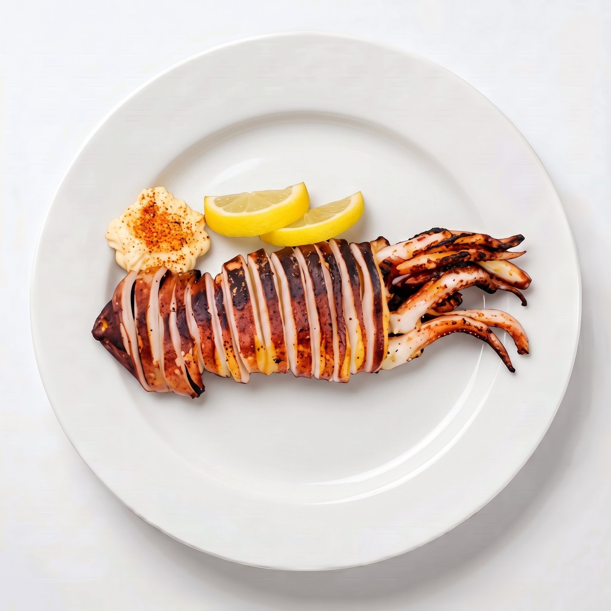 Grilled Whole Squid