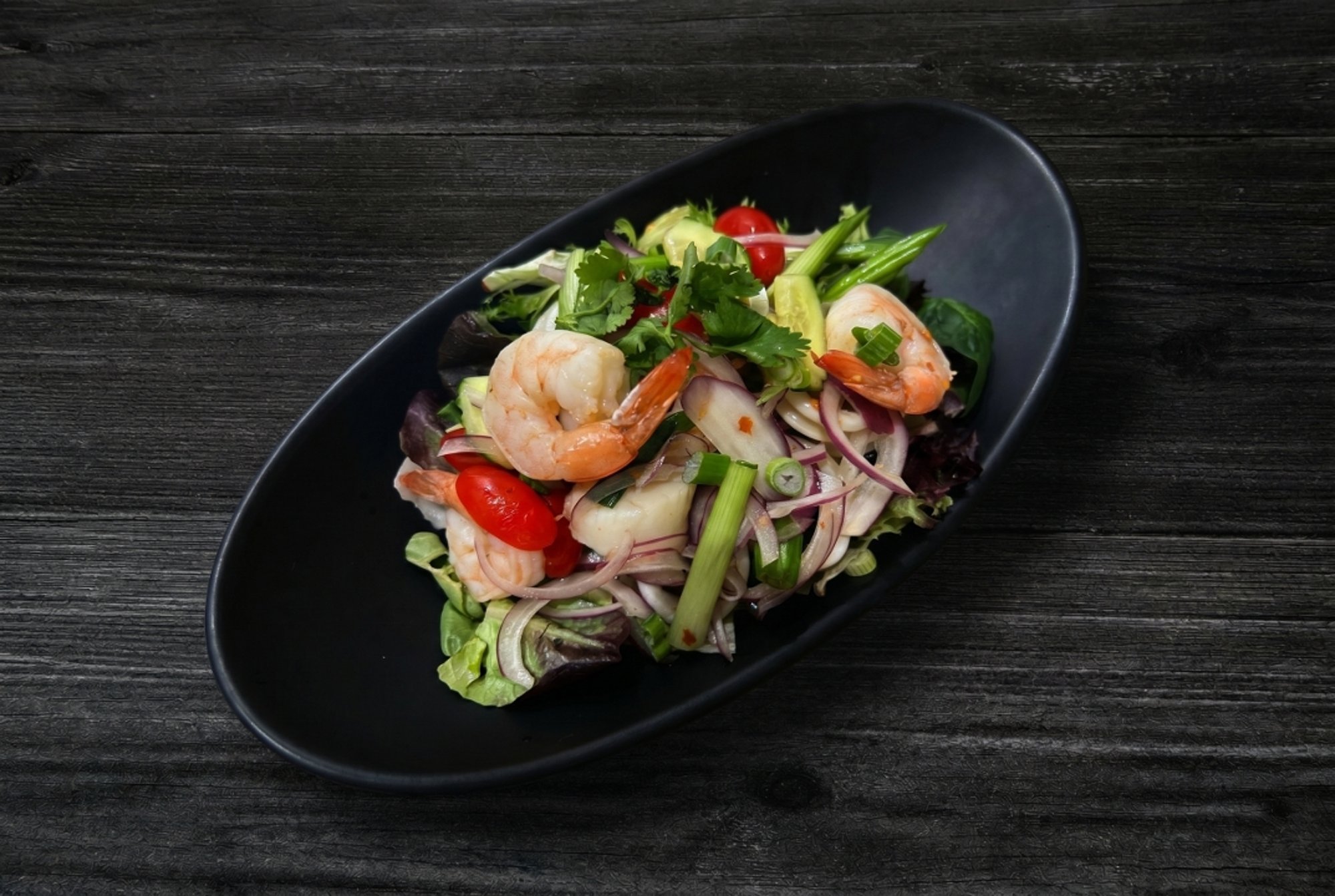 Thai ceviche seafood