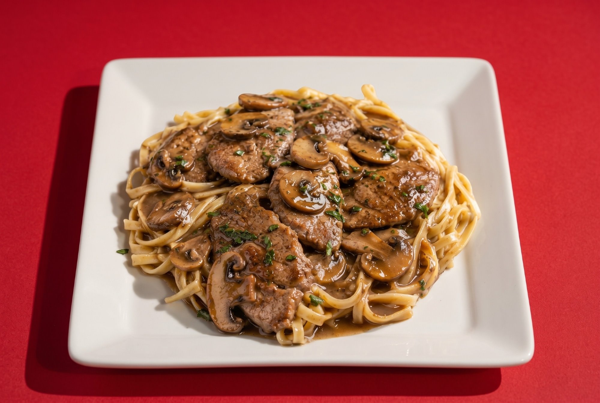 Veal Marsala Pasta