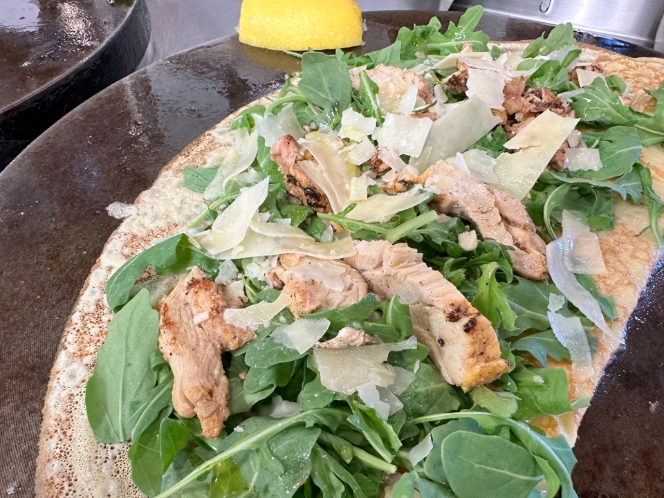 Lemon Chicken Crêpe