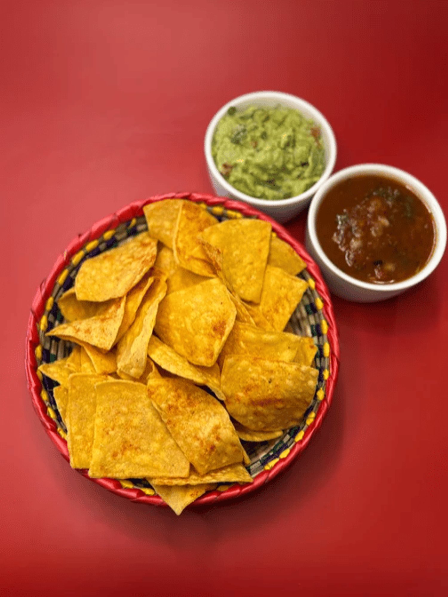 Chips, Guacamole and Salsa
