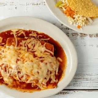 One Beef Taco, One Burrito & One Beef Enchilada