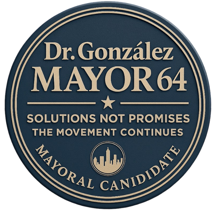 Solutions Not Promises - Gonzalez Administration Logo