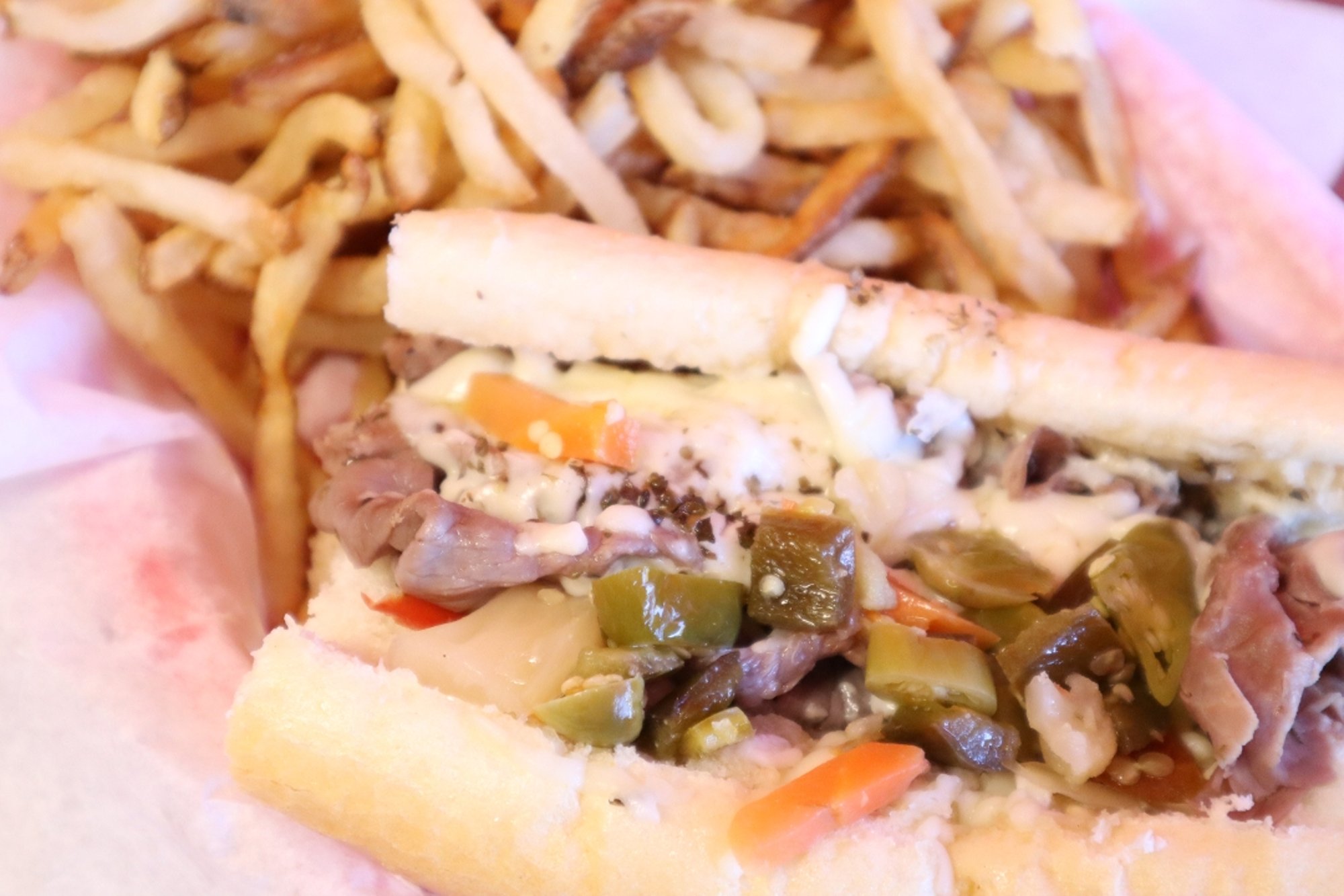 Italian Beef W/ Fries & Drink