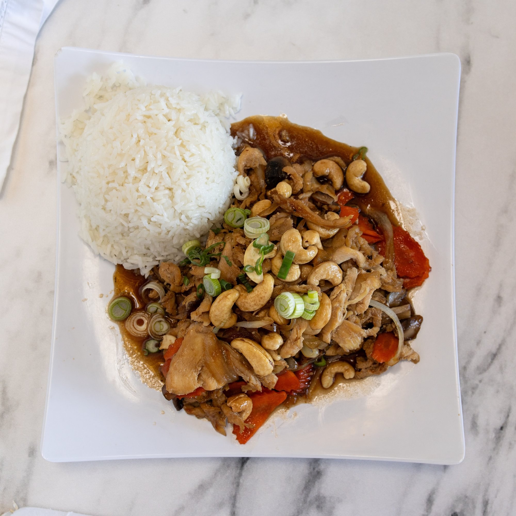 Cashew Chicken with Rice