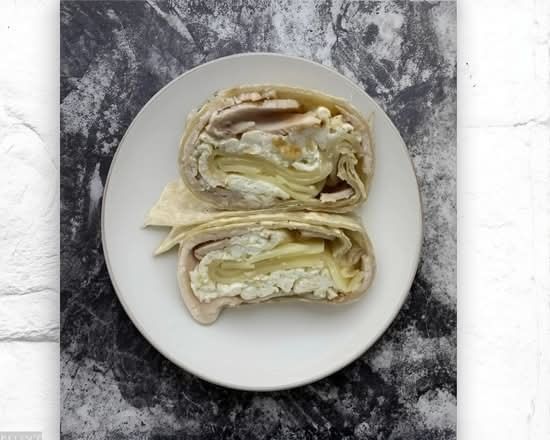 Light Grilled Turkey Wrap