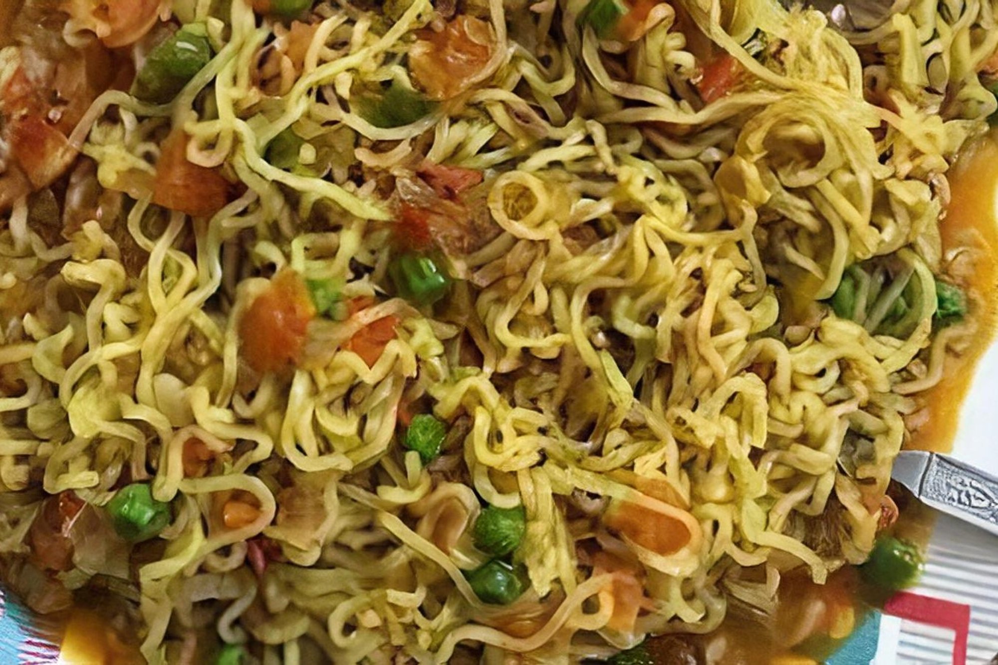 Maggi Masala Noodles with Egg