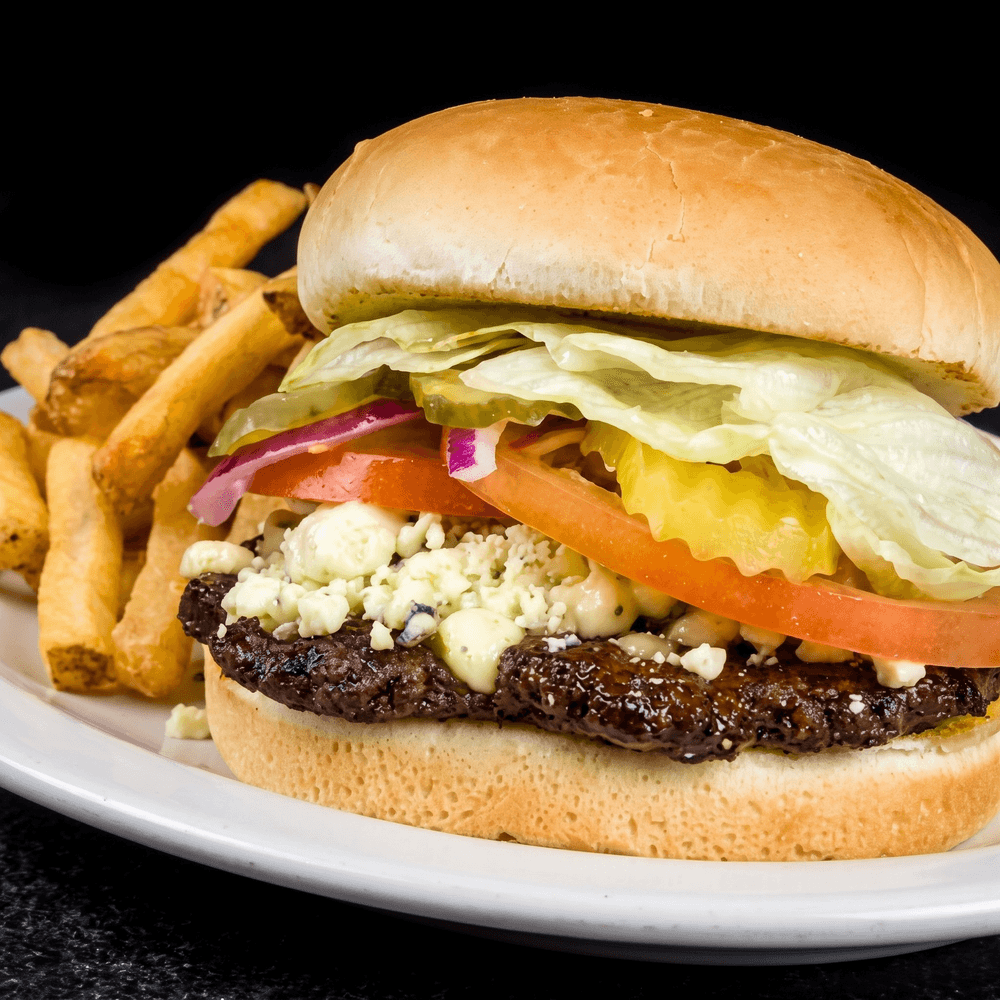 The Bleu Cheese Barn Burger