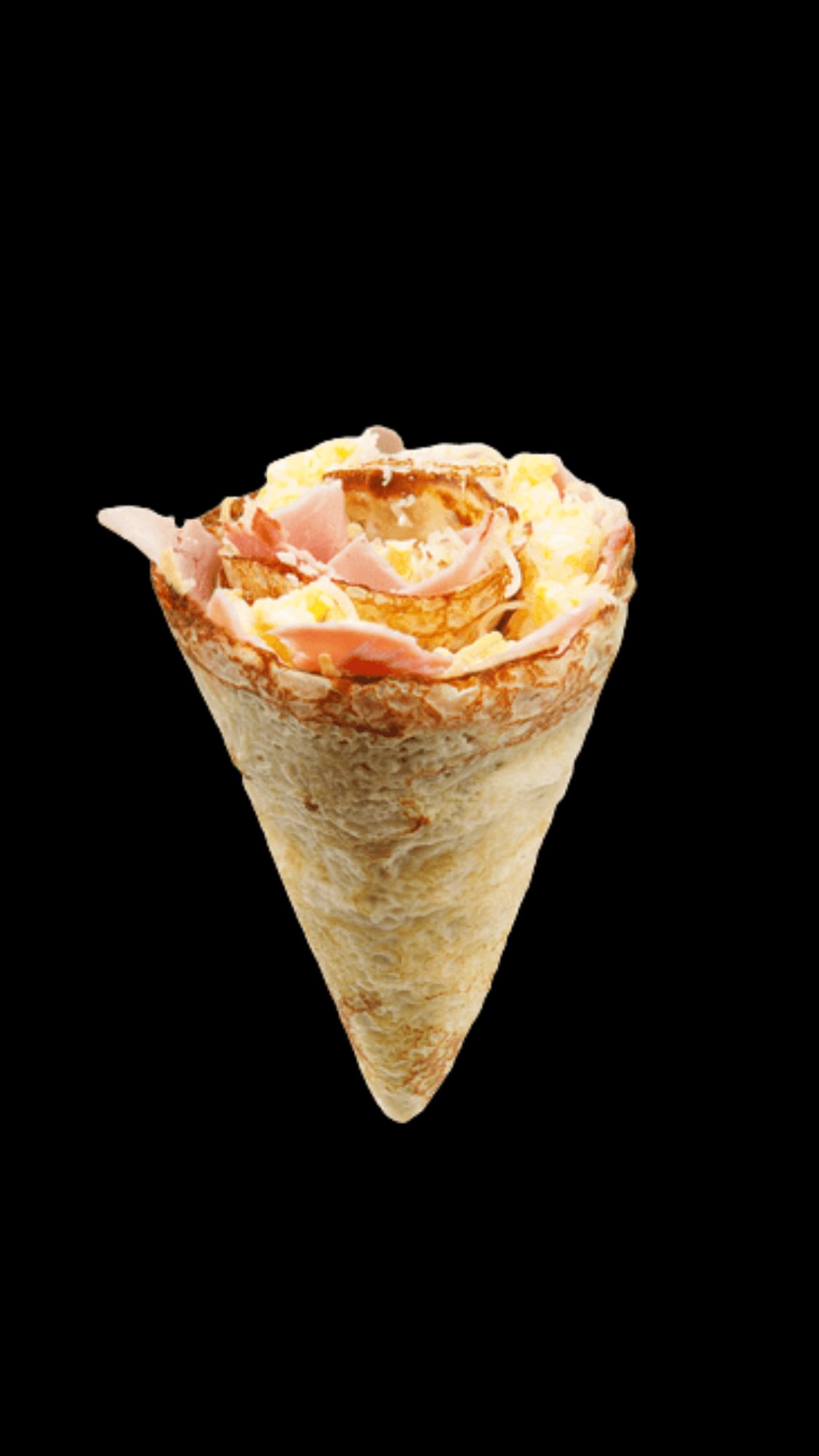 Osaka Ham or Turkey & Cheese Crêpe