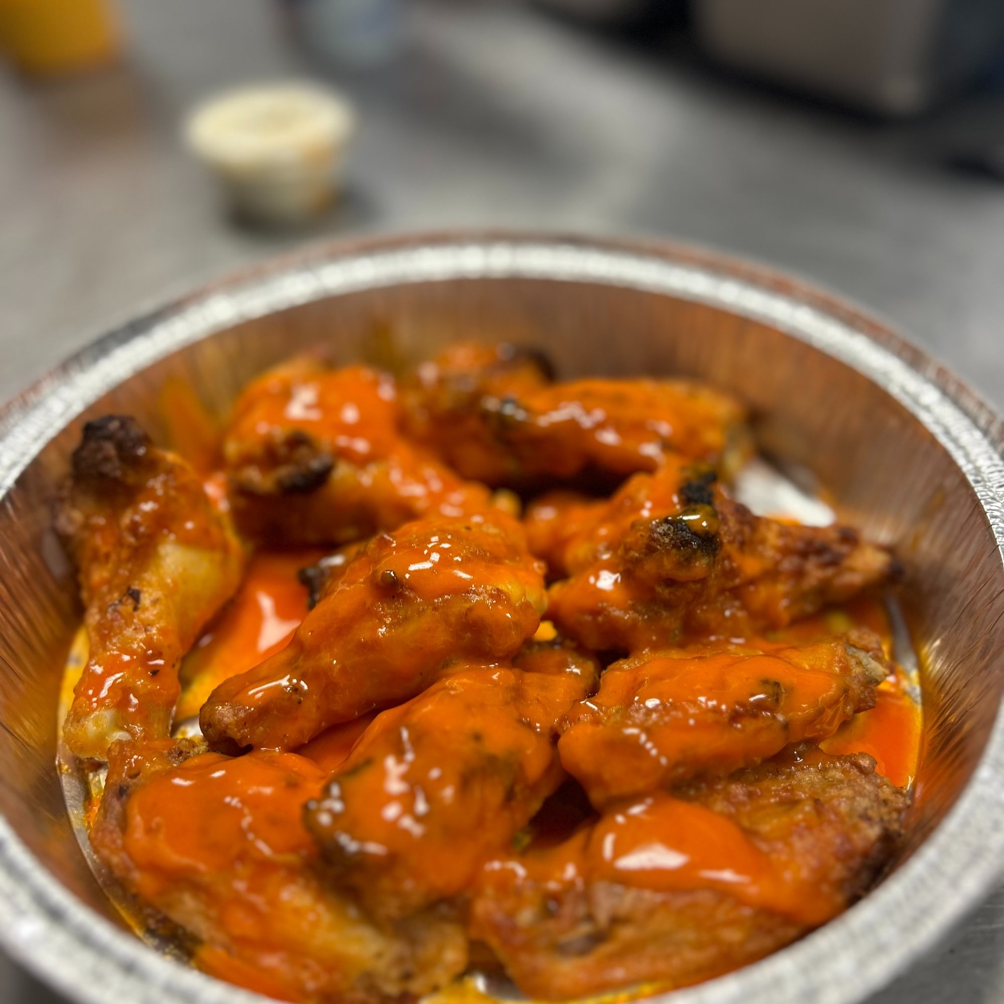 Baked Jumbo Sized Wings (10) - Lightly Breaded
