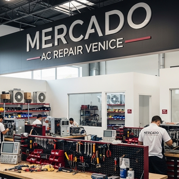 Mercad's AC Repair Logo