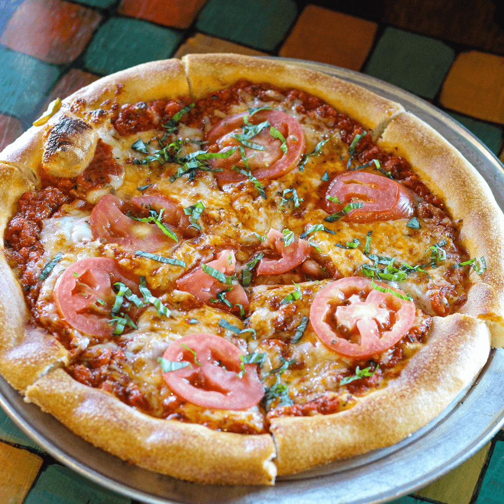 Roasted Tomato & Basil Pizza