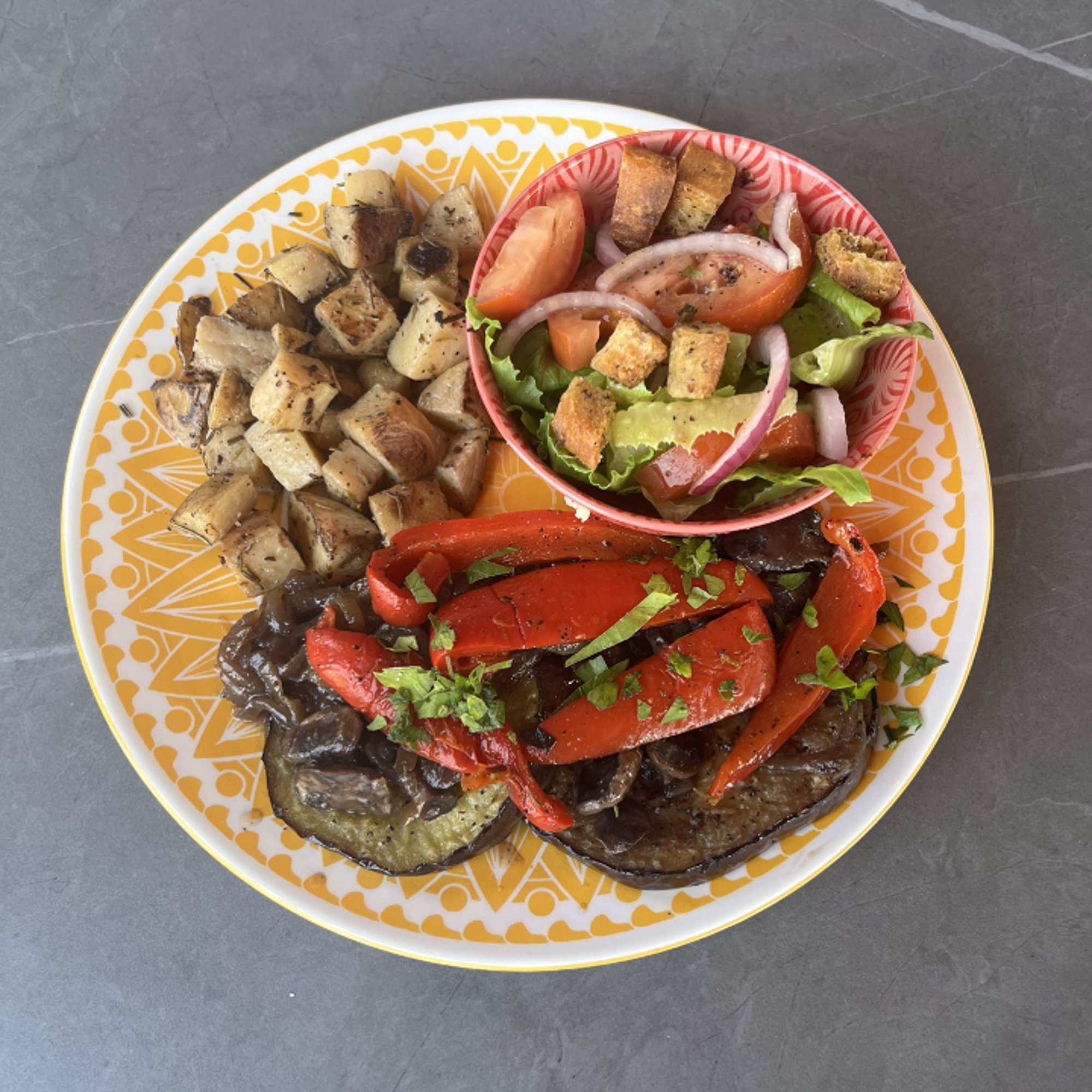 Eggplant Steak à la Provençale