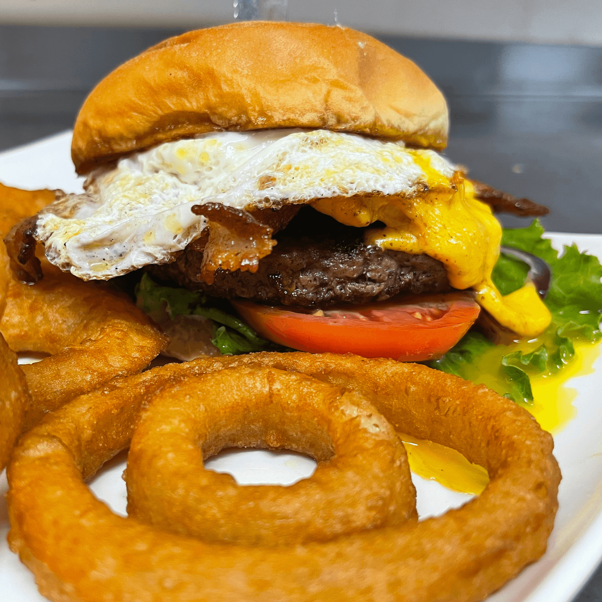 Egg Drop Burger